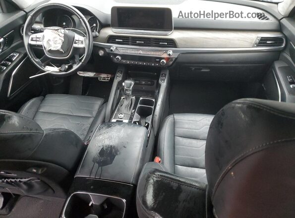5XYP5DHC5NG315903 2022 KIA TELLURIDE Black Widok deski rozdzielczej