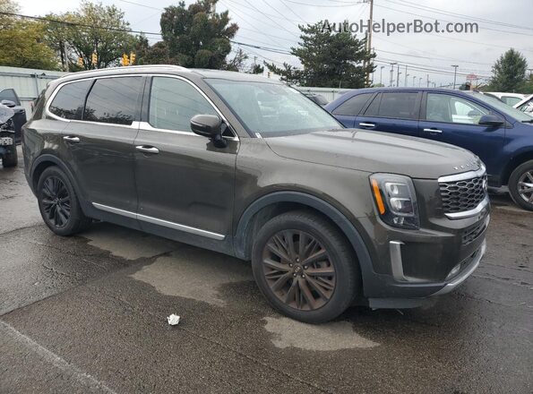 5XYP5DHC9LG059147 2020 KIA TELLURIDE Gray Front right