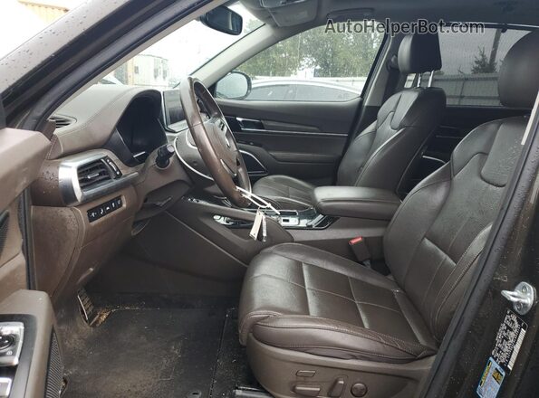 5XYP5DHC9LG059147 2020 KIA TELLURIDE Gray Front interior view