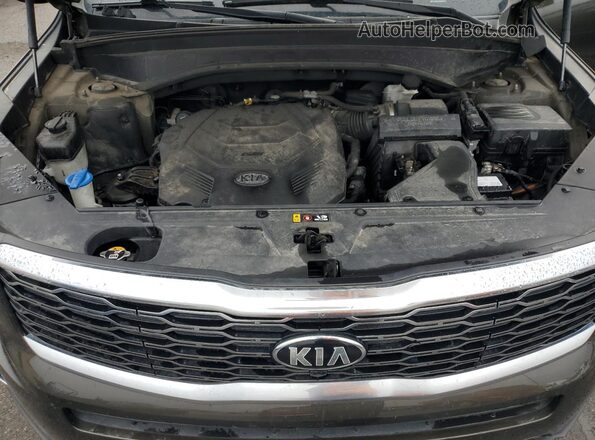 5XYP5DHC9LG059147 2020 KIA TELLURIDE Gray Engine compartment view