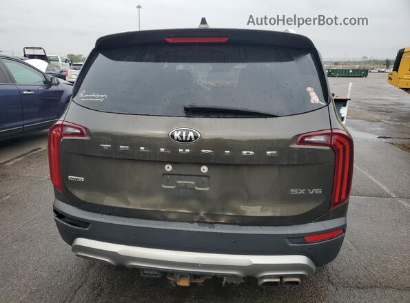 5XYP5DHC9LG059147 2020 KIA TELLURIDE Gray Rear view