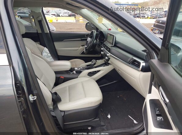 5XYP64HC3NG276337 2022 KIA TELLURIDE Gray Вид салону спереду