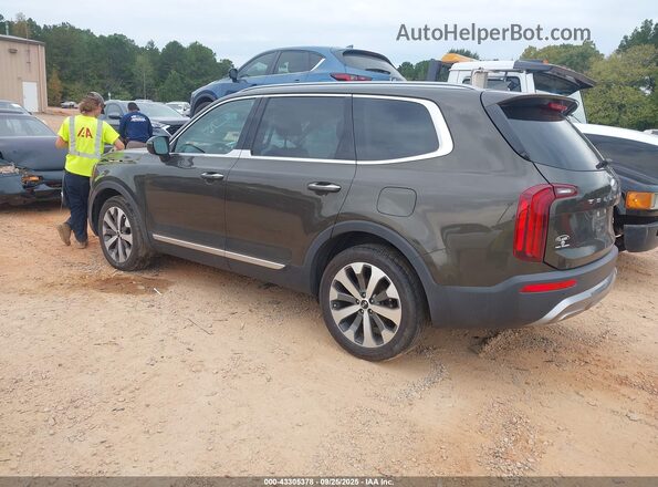 5XYP64HC5LG027017 2020 KIA TELLURIDE Black Rear left