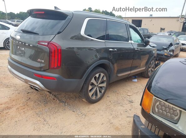 5XYP64HC5LG027017 2020 KIA TELLURIDE Black Rear right
