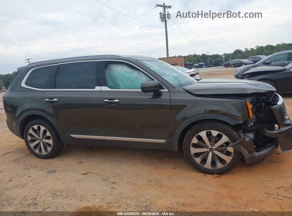 5XYP64HC5LG027017 2020 KIA TELLURIDE Black Rear interior view