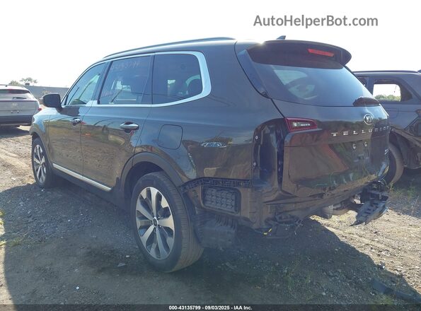 5XYP64HC5MG122131 2021 KIA TELLURIDE Brown უკანა მარცხენა