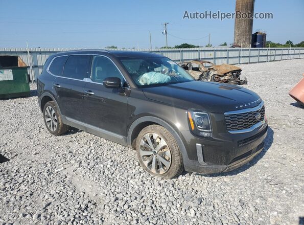 5XYP64HC6LG042853 2020 KIA TELLURIDE Charcoal Առջևի աջ