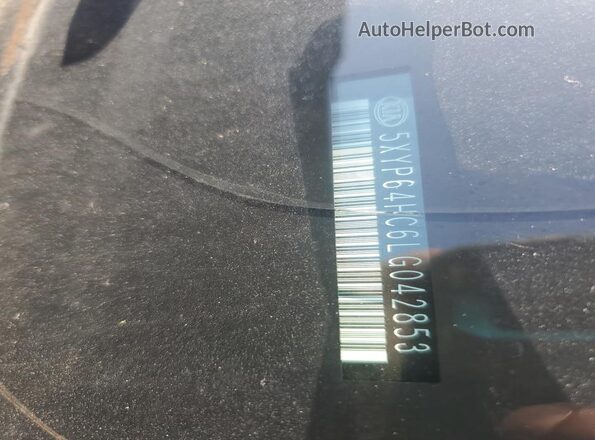 5XYP64HC6LG042853 2020 KIA TELLURIDE Charcoal Շարժիչի բաժամունքի տեսք