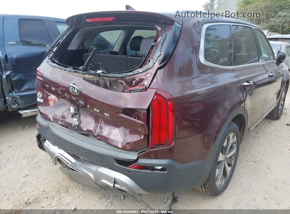 5XYP64HC6LG069082 2020 KIA TELLURIDE Maroon Դիմացի տեսք