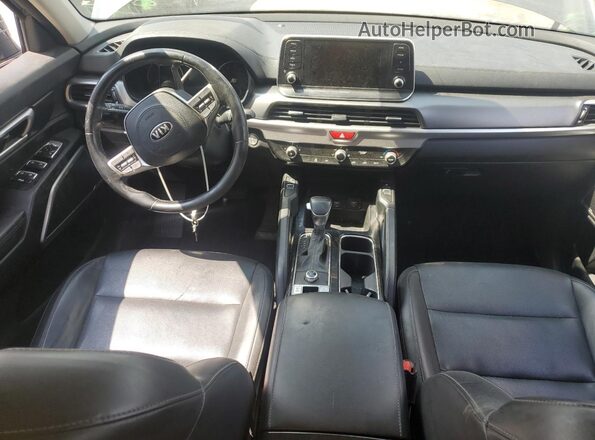 5XYP64HC7MG140100 2021 KIA TELLURIDE Charcoal Вид панелі приладів