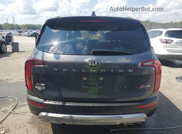 5XYP64HC7MG140100 2021 KIA TELLURIDE Charcoal Вид ззаду