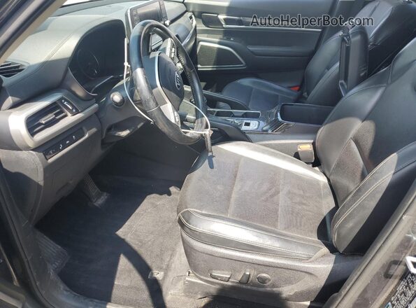 5XYP64HC7MG140100 2021 KIA TELLURIDE Charcoal Вид салону спереду