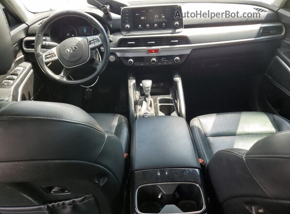 5XYP64HC9MG147839 2021 KIA TELLURIDE White Dashboard view
