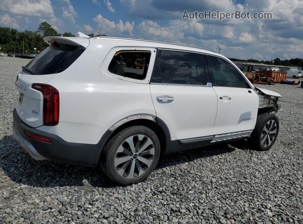 5XYP64HC9MG147839 2021 KIA TELLURIDE White Rear right