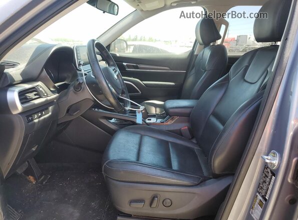 5XYP6DHC1LG017679 2020 KIA TELLURIDE Gray Vista interior delantera