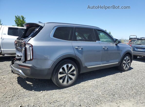 5XYP6DHC1LG017679 2020 KIA TELLURIDE Gray Trasero derecho