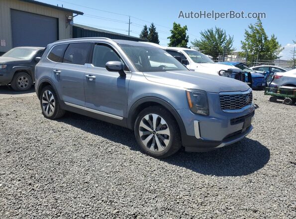 5XYP6DHC1LG017679 2020 KIA TELLURIDE Gray Delantero derecho