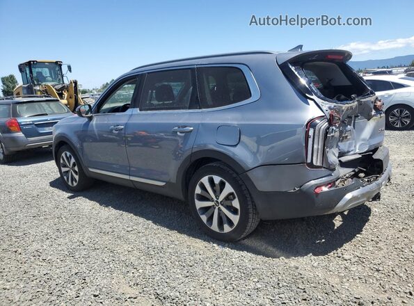 5XYP6DHC1LG017679 2020 KIA TELLURIDE Gray Trasero izquierdo