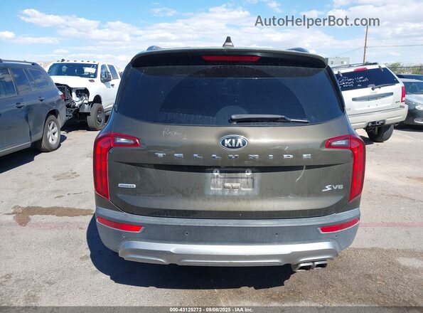 5XYP6DHC4LG038106 2020 KIA TELLURIDE Green 