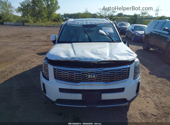 5XYP6DHC6LG032730 2020 KIA TELLURIDE White Առջևի վահանակի տեսք