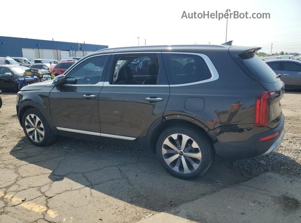 5XYP6DHC6MG107766 2021 KIA TELLURIDE Угольный Задняя левая четверть