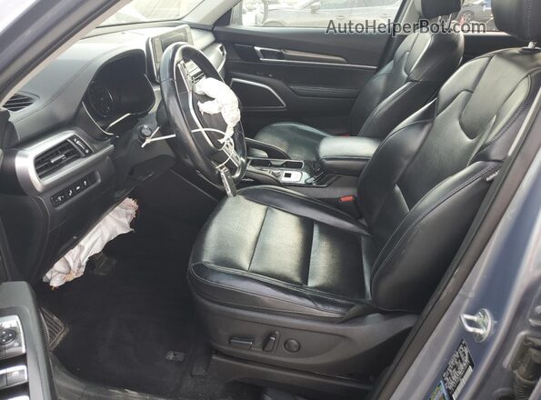 5XYP6DHC6MG109159 2021 KIA TELLURIDE Gray Вид салону спереду