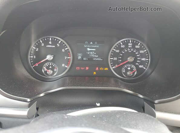 5XYP6DHC6MG109159 2021 KIA TELLURIDE Gray Вид щитка приладів
