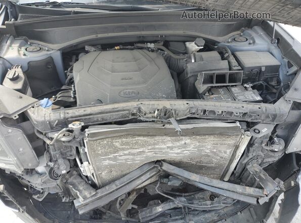 5XYP6DHC6MG109159 2021 KIA TELLURIDE Gray Вид підкапотного простору