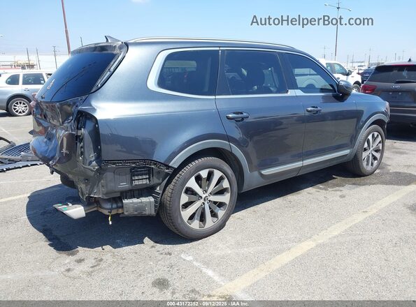 5XYP6DHC8LG090080 2020 KIA TELLURIDE Gray Trasero derecho