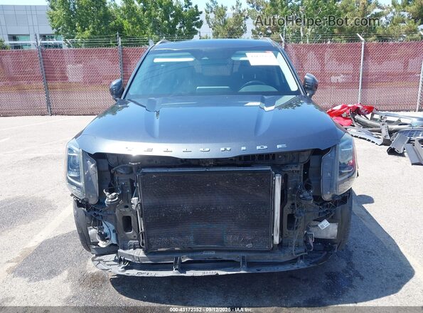 5XYP6DHC8LG090080 2020 KIA TELLURIDE Gray Vista interior trasera
