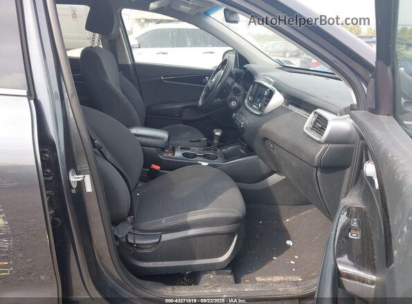 5XYPG4A30LG665067 2020 KIA SORENTO Gray Front interior view