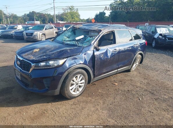 5XYPG4A30LG677641 2020 KIA SORENTO Dark Blue წინა მარცხენა ხედი სამი მეოთხედიდან