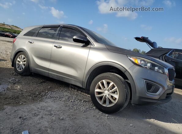 5XYPG4A32JG427430 2018 KIA SORENTO Gray Delantero derecho