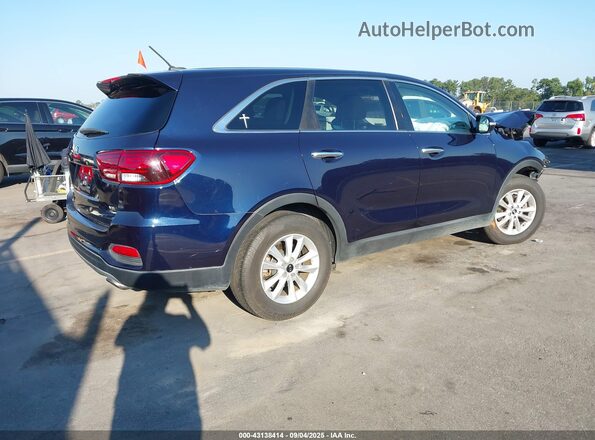 5XYPG4A55LG616237 2020 KIA SORENTO Blue Rear right