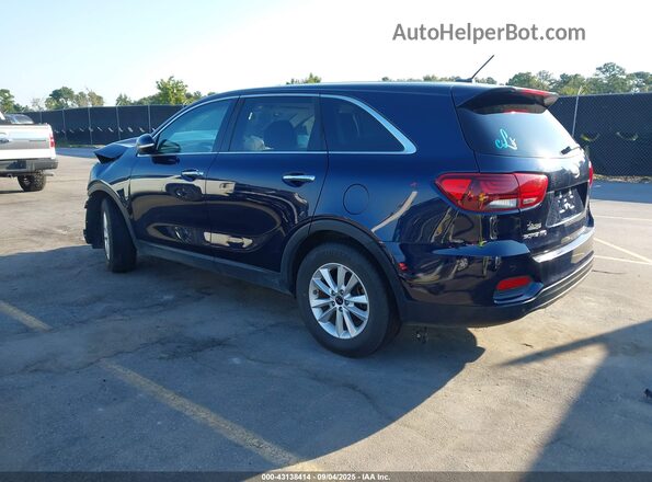 5XYPG4A55LG616237 2020 KIA SORENTO Blue Rear left