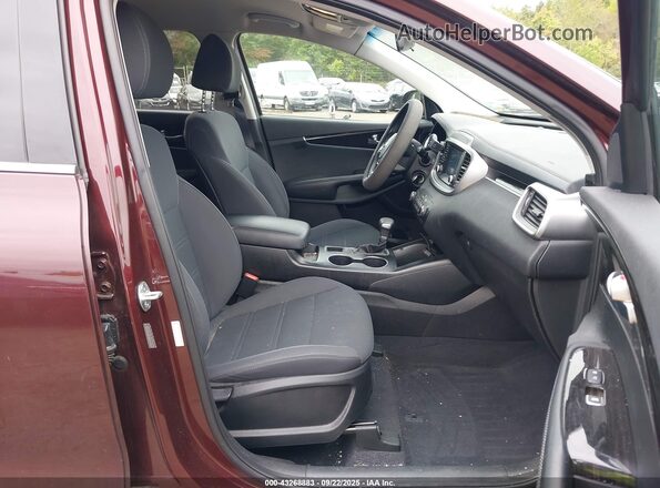 5XYPGDA34LG642178 2020 KIA SORENTO Purple Front interior view