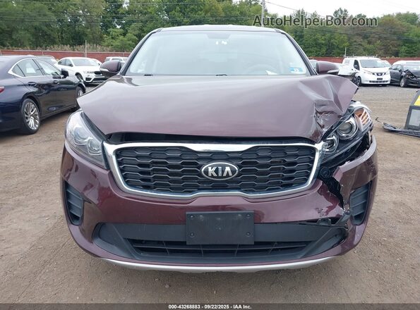 5XYPGDA34LG642178 2020 KIA SORENTO Purple Instrument cluster view