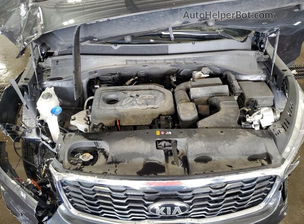 5XYPGDA34LG683877 2020 KIA SORENTO Gray Engine compartment view