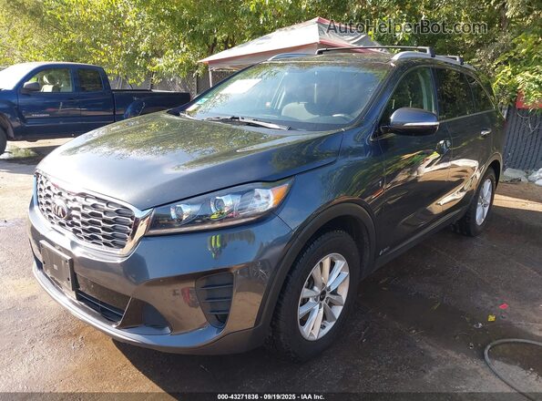 5XYPGDA38LG624007 2020 KIA SORENTO Black Առջևի ձախ երեք քառորդ տեսարան