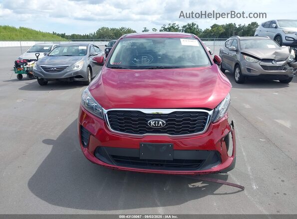 5XYPGDA53LG647776 2020 KIA SORENTO Red Вид щитка приладів