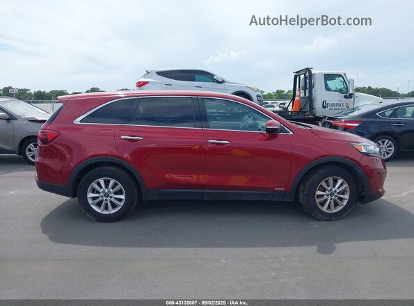5XYPGDA53LG647776 2020 KIA SORENTO Red Вид задньої частини салону