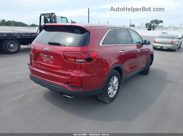 5XYPGDA53LG647776 2020 KIA SORENTO Red Задня права чверть