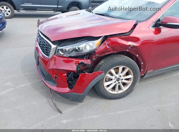 5XYPGDA53LG647776 2020 KIA SORENTO Red Вид спереду