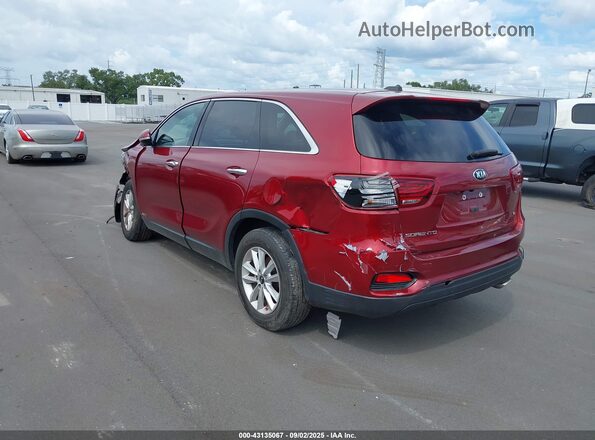 5XYPGDA53LG647776 2020 KIA SORENTO Red Задня ліва чверть