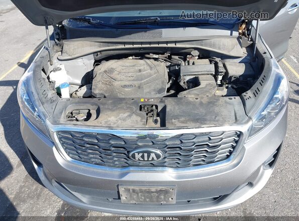 5XYPGDA58KG515417 2019 KIA SORENTO Gray Հետևի տեսք