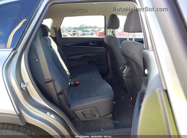 5XYPGDA58KG515417 2019 KIA SORENTO Gray VIN կոդի պիտակի տեսք
