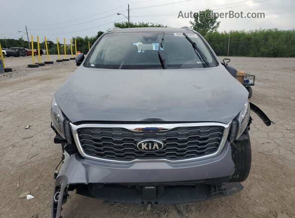 5XYPHDA50LG657386 2020 KIA SORENTO Blue Front view