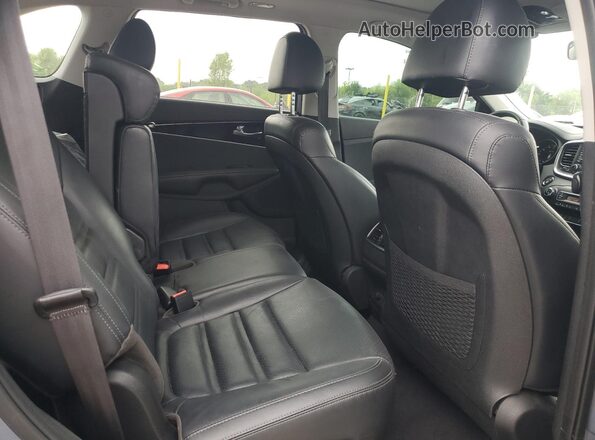 5XYPHDA50LG657386 2020 KIA SORENTO Blue Rear interior view