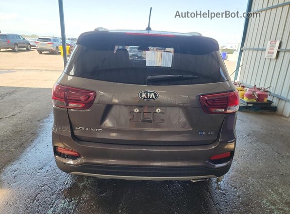 5XYPHDA54LG636508 2020 KIA SORENTO Brown Rear view