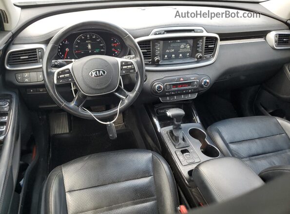 5XYPHDA56KG608871 2019 KIA SORENTO White Вид панелі приладів